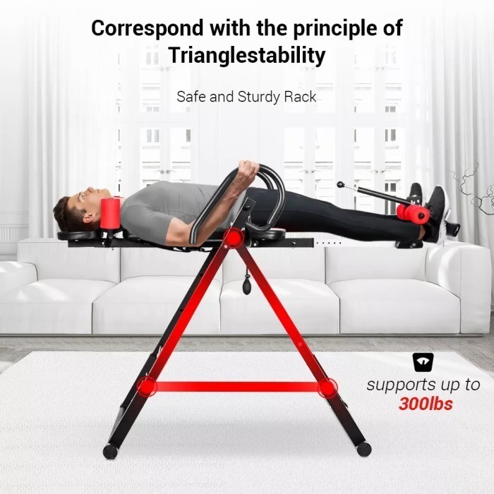 

Alat Fitness Peninggi Badan Inversion Table