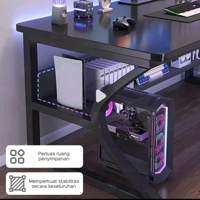 

Meja Komputer Hitam Kokoh Best Quality