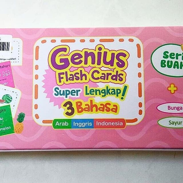 

Genius Flash Cards Super Lengkap 3 Bahasa Seri Buah