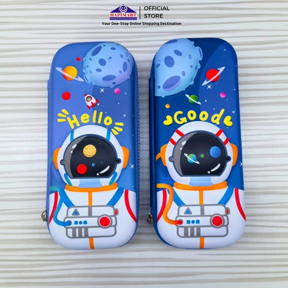 

Kotak Pensil Anak 3D Timbul Motif Astronaut Tempat pensil Waterproof