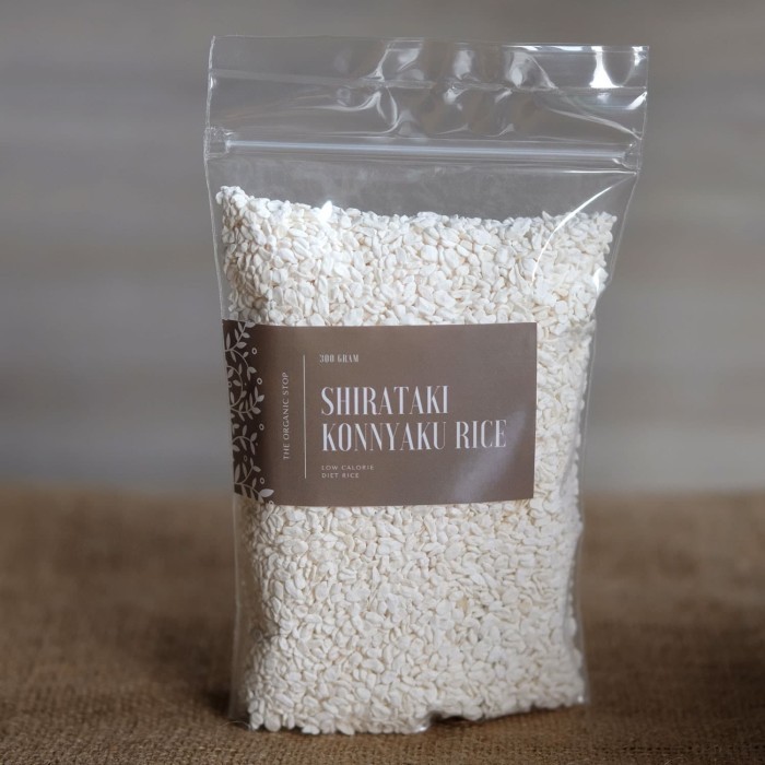 

Theorganicstop Shirataki Konnyaku Rice Beras Low Carb 300 Gram