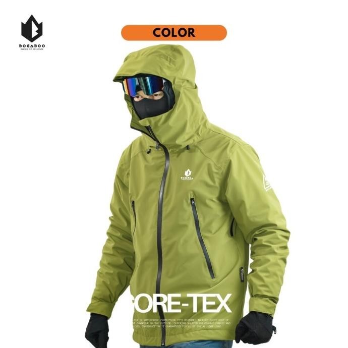 BOGABOO JACKET GORETEX 3 LAYER GAMMA WATERPROOF Pria Wanita outdoor