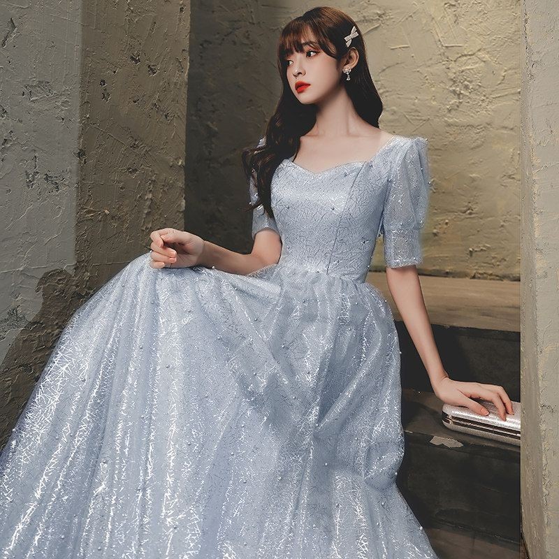 Noble Evening Dress Banquet Dress Host Formal Dress Long Elegant Graceful Dress