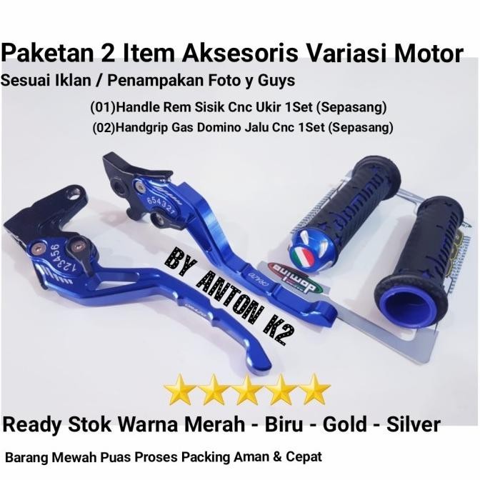 PAKET 2 VARIASI AKSESORIS MOTOR CBR 150/CB 150/TIGER/SONIC 150/VERZA