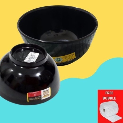 Mangkok Hitam Bento Melamin Dragon 4" | Mangkok Kecil Kuah Putih W0704