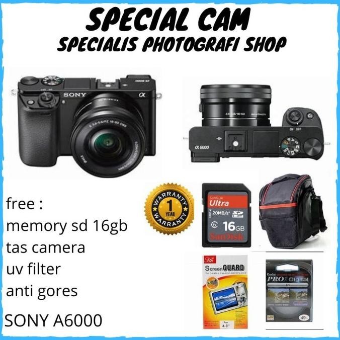 CAMERA SONY ALFA A6000 KIT 16-50MM / SONY A6000 KIT 16-50MM