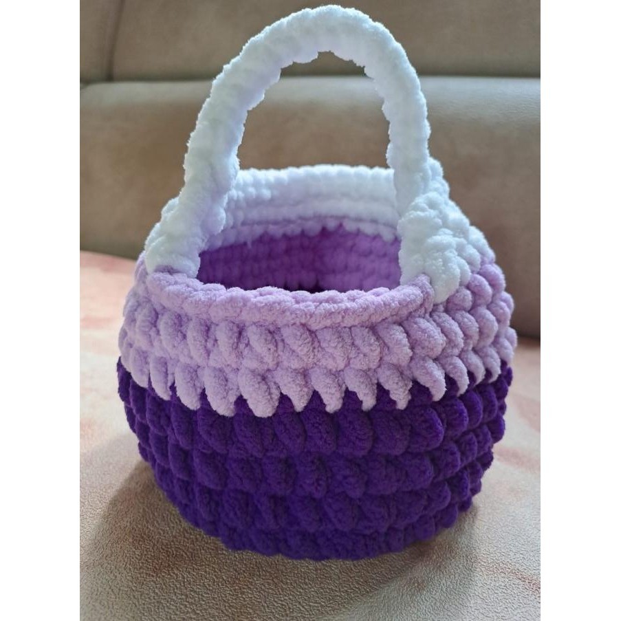 SUGAR GLIDER POUCH RAJUT TRICOLOR SOFT | HAND BASKET STYLE