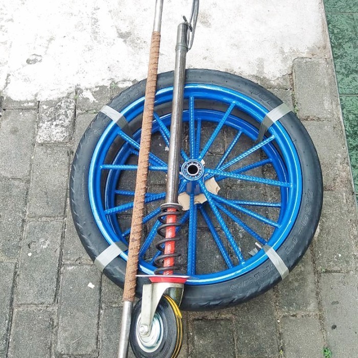 Roda Gerobak Dorong 1 Set Ve Ring 17