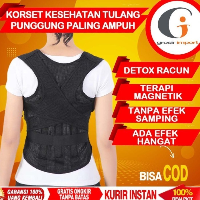 Warelly - Korset Kesehatan Tulang Belakang Penegak Punggung Wanita Penyangga