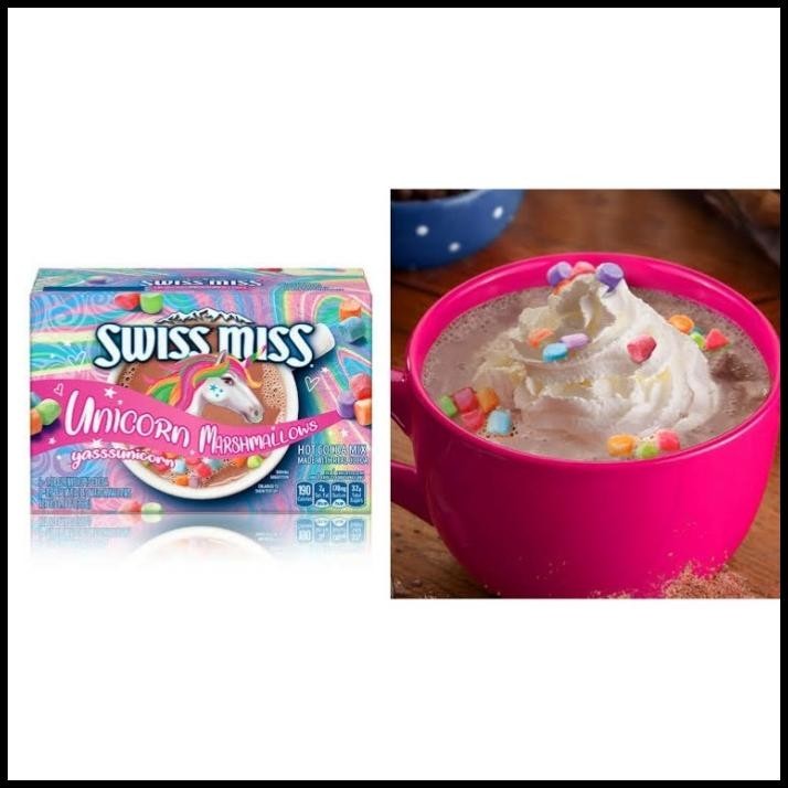 

[Isi 6 Pcs] Swiss Miss Unicorn Marshmallows - Susu Coklat Marshmellow