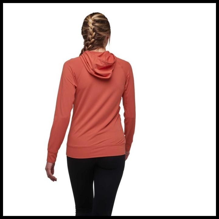 BASELAYER OLAHRAGA WANITA BLACK DIAMOND WOMEN ALPENGLOW HOODY JACKET