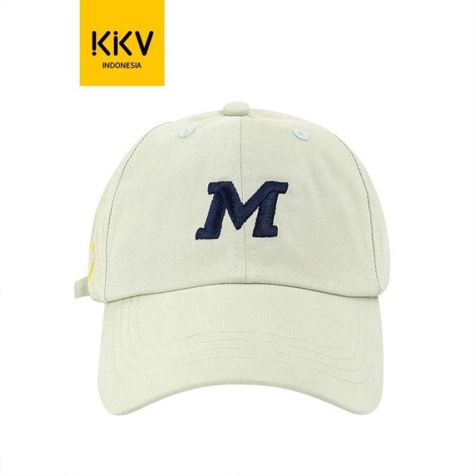 KKV Dylee&amp;Lylee Topi Baseball Huruf M Biru Hijau