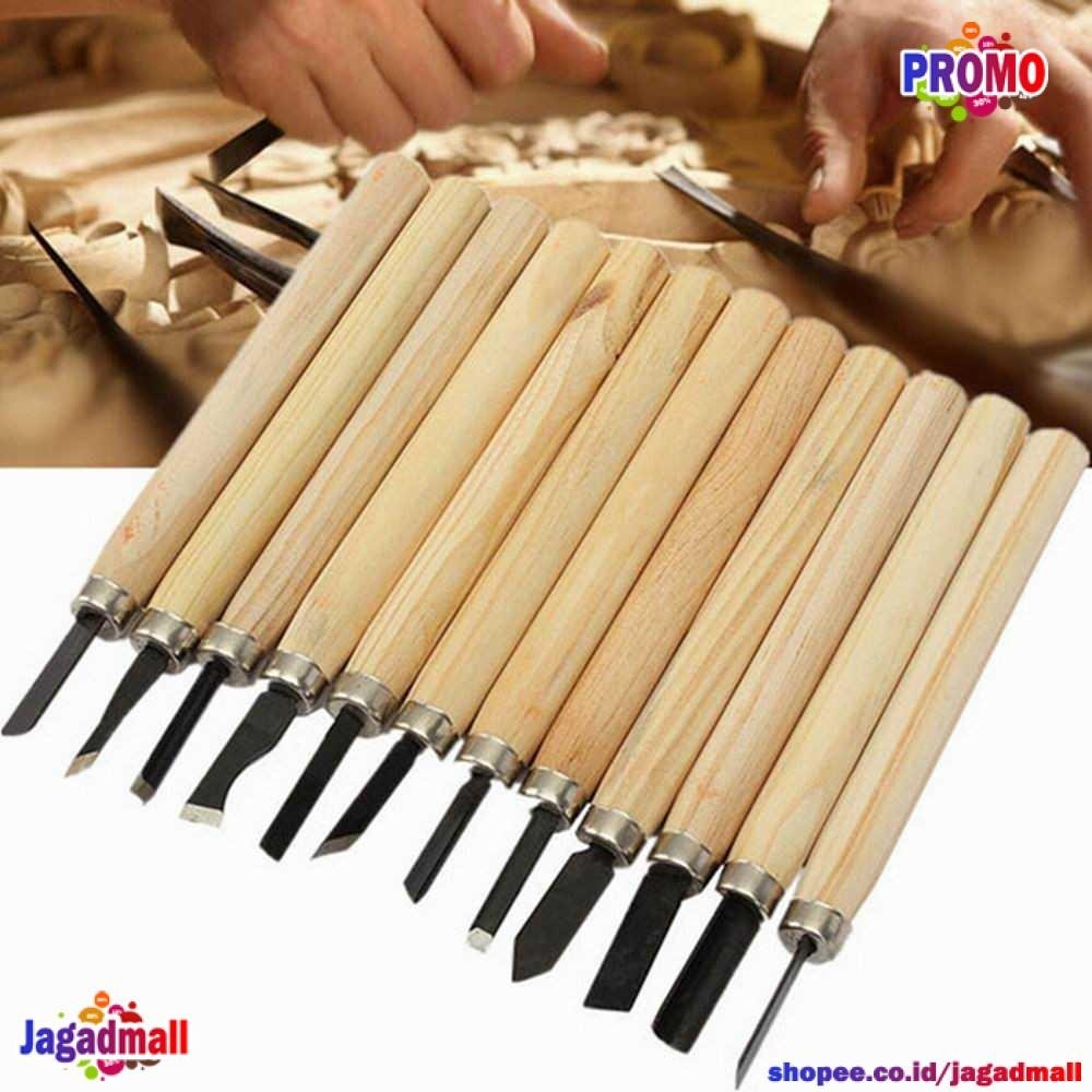 

Set Pisau Ukir Pahat Kayu 12 in 1 Wood Carving Knife