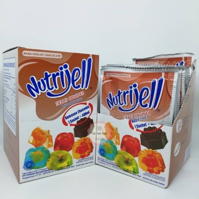 

Nutrijell Rasa Cokelat Box [20 g/ 12 Sachet] K01