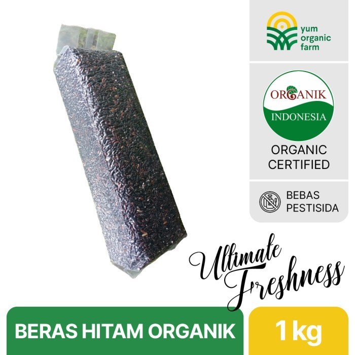 

Beras Hitam Organik/1kg/Sayuran Organik Jakarta/YUM Organic Farm K01