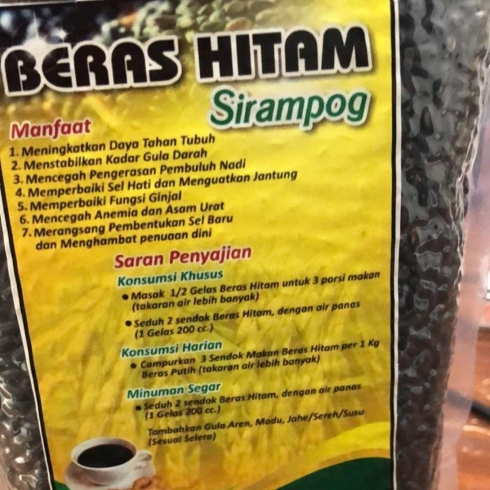 

beras hitam sirampog K01
