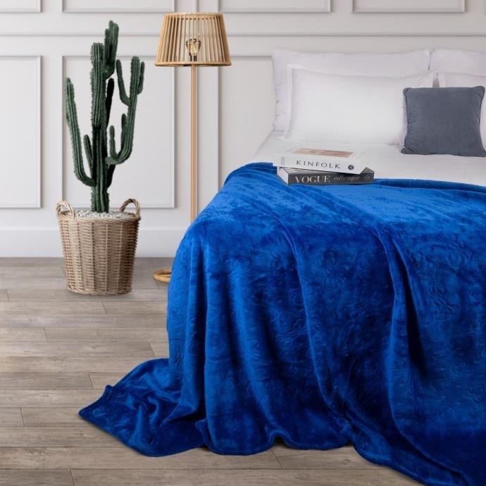 King Rabbit Thermal Blanket Selimut Lembut Fleece uk 150x200 cm Polos