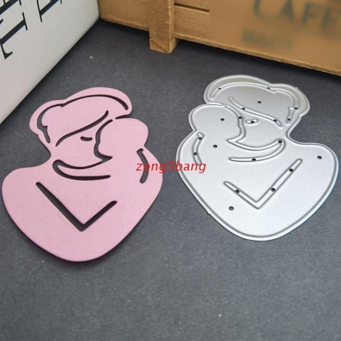 

Cetakan Stensil Cutting Dies Motif Ibu Dan Bayi Bahan Metal Untuk
