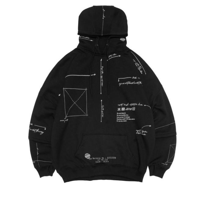 SSST Toile Oversize Hoodie Hitam