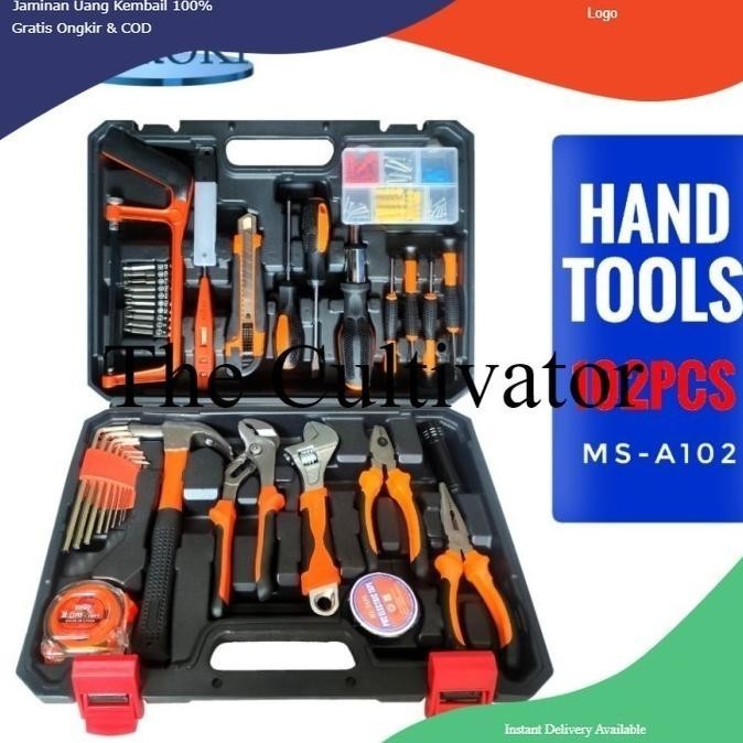 TERJAMIN READY HIROKI TOOL KIT SET 102 PCS TOOLKIT ALAT PERTUKANGAN