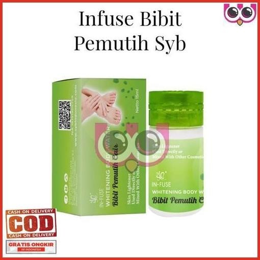 Terlaris Bibit Infus Cair / Syb Infuse Whitening Body Water Dna Body Water Instant Bright 15Ml Promo