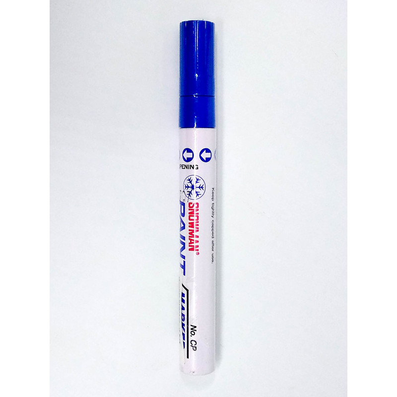 

Snowman - Spidol Marker Permanent Cp-12 Warna Biru