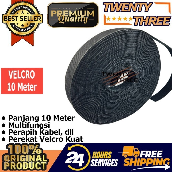 

VELCRO KABEL STRAP PENGIKAT PERAPIH CABLE PEREKAT 10 METER CORD HOLDER