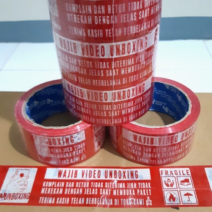 

LAKBAN FRAGILE UNBOXING 45MM 50 METER FULL