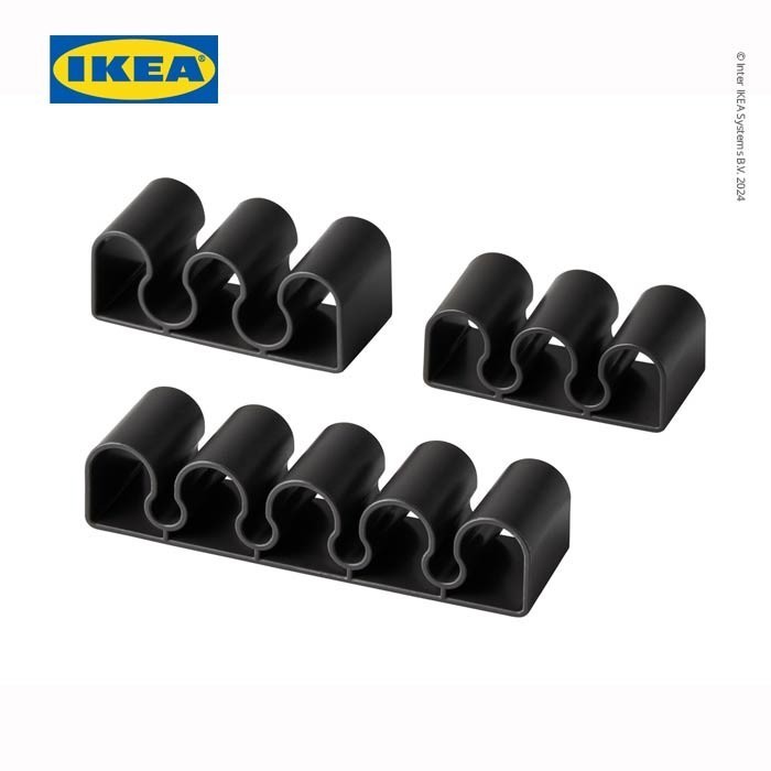 

IKEA KALKSTUFF DUDUKAN KABEL / ORGANIZER ABU-ABU SET ISI 3PCS