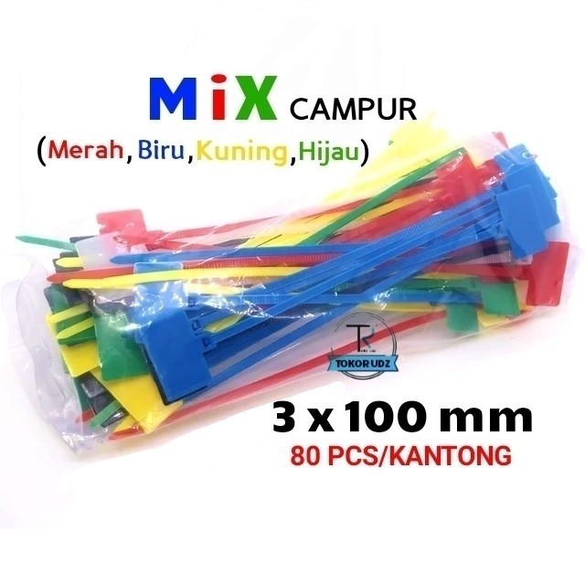 KABEL TIS MAKER TIE CABLE TIES MARKER NAME TAG PENGIKAT LABEL NAMA