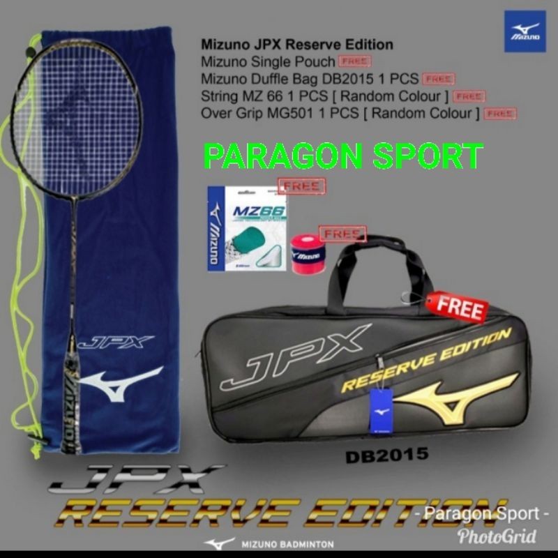Raket Mizuno JPX RESERVE EDITION WITH DUFFLE BAG