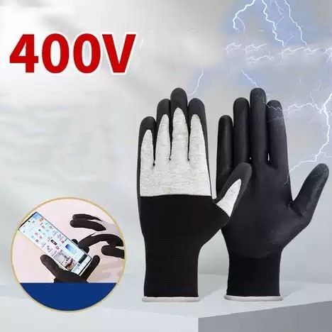 Sarung Tangan Listrik 400V Safety Low Voltage Insulation Gloves Qe400