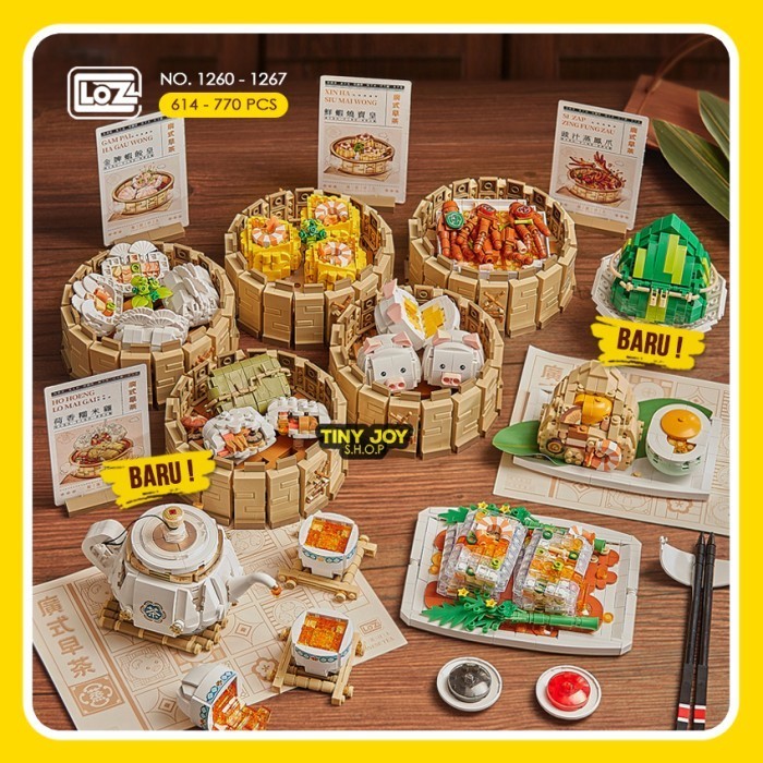 

Loz ( Dimsum Series ) Block Dim Sum Chinese Food Cina Kado Lucu Toy