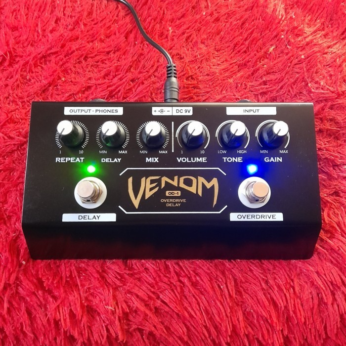 Ami Efek Gitar Venom ( Overdrive & Delay )