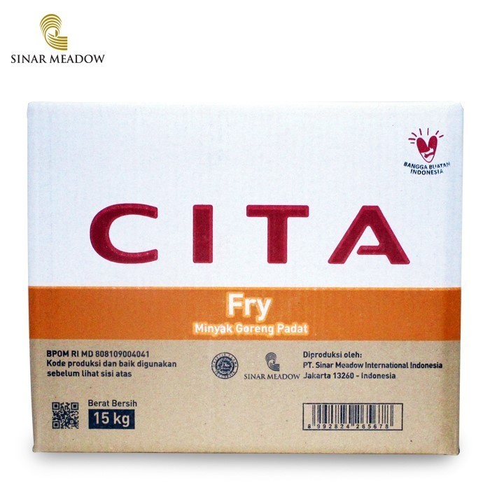 

Cita Fry Minyak Goreng Padat 15 Kg (Frying Fat)