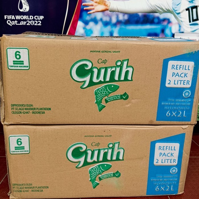 

Minyak Goreng Gurih 2 Liter 1 Dus - Via Gojek/Grab