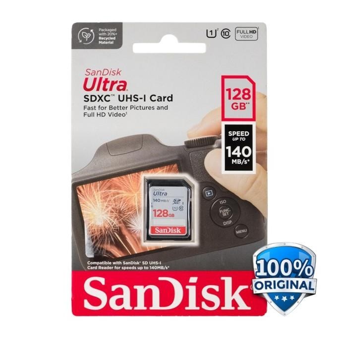 Memori Memory SD Card MMC Kamera Camera SANDISK Extreme SDXC 128 128GB