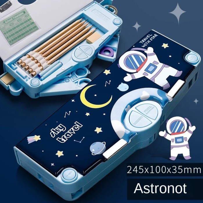 

Kotak Sil Multifungsi Tempat Sil Viral Motif Astronot Dinosaurus