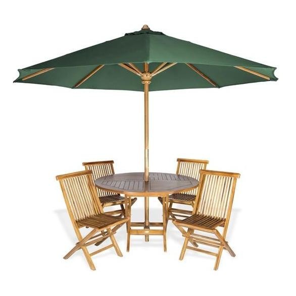 Meja & Kursi Jati Payung Taman