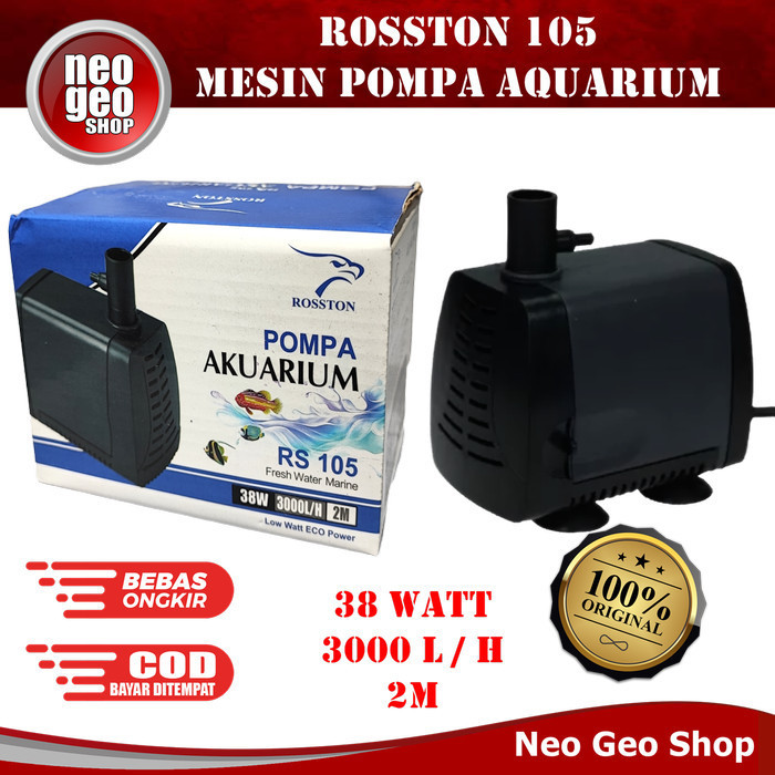ROSSTON RS 105 RS105 MESIN POMPA AIR ROSTON POWER HEAD AQUARIUM