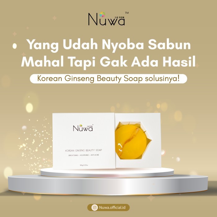 Nuwa Korean Ginseng Beauty Soap Brightening Anti Acne