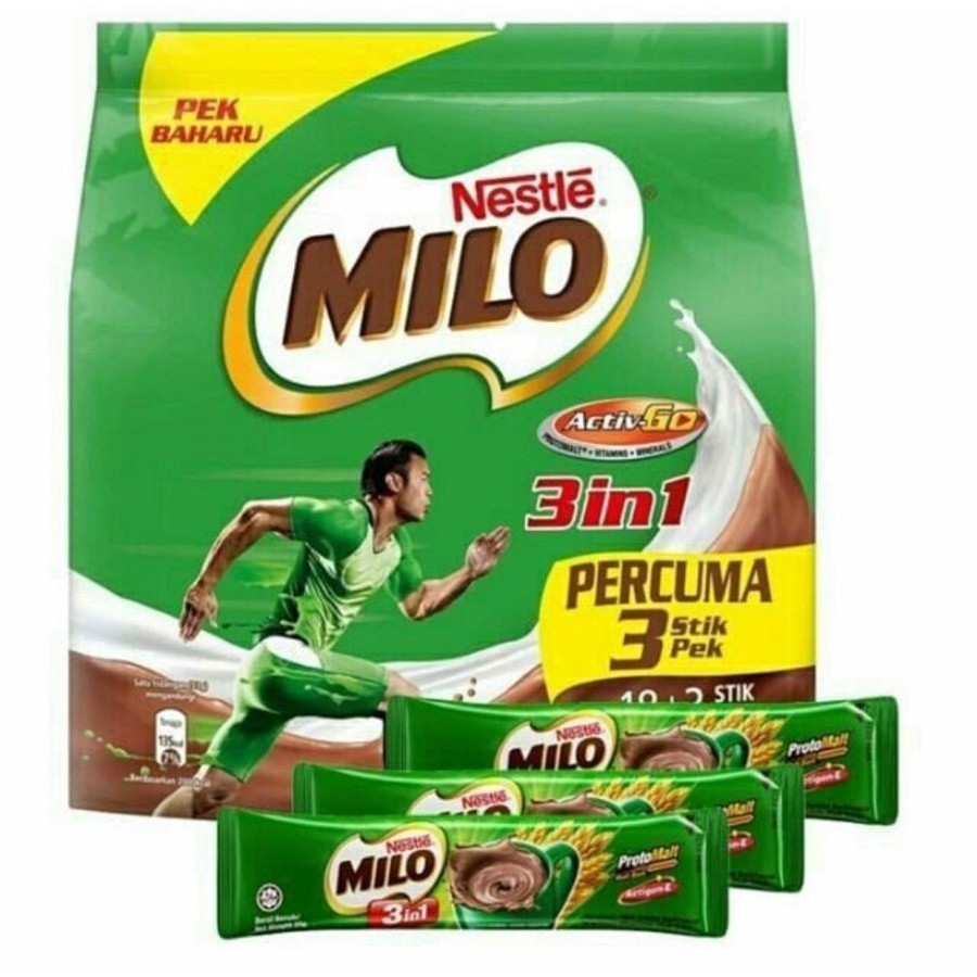 

Milo 3 in 1 • 1 pack isi 20 sachet