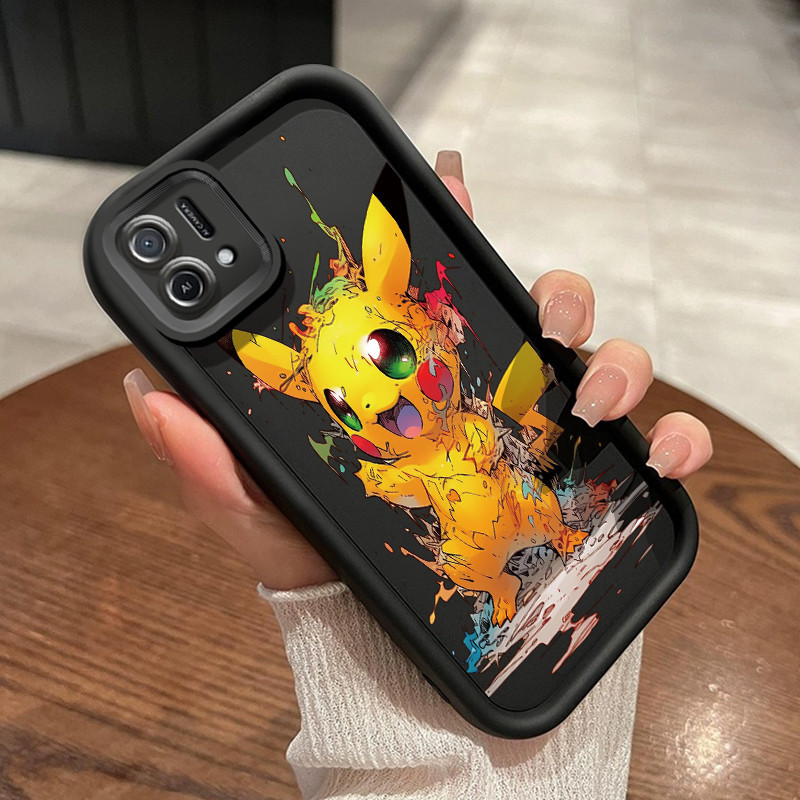 Casing Hp OPPO A16K OPPO A16E Case cesing sarung HP Pikachu Kesing pola Casing Anti kasing jatuh sil