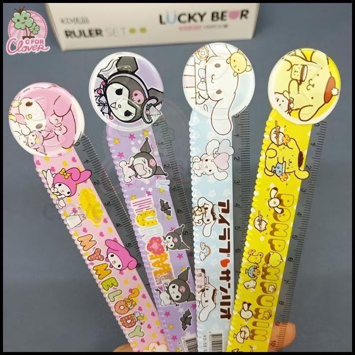 

BEST DEAL PENGGARIS CUTE CHARACTERS UKURAN 15 CM RULER PENDEK LUCU STATIONARY !!!!