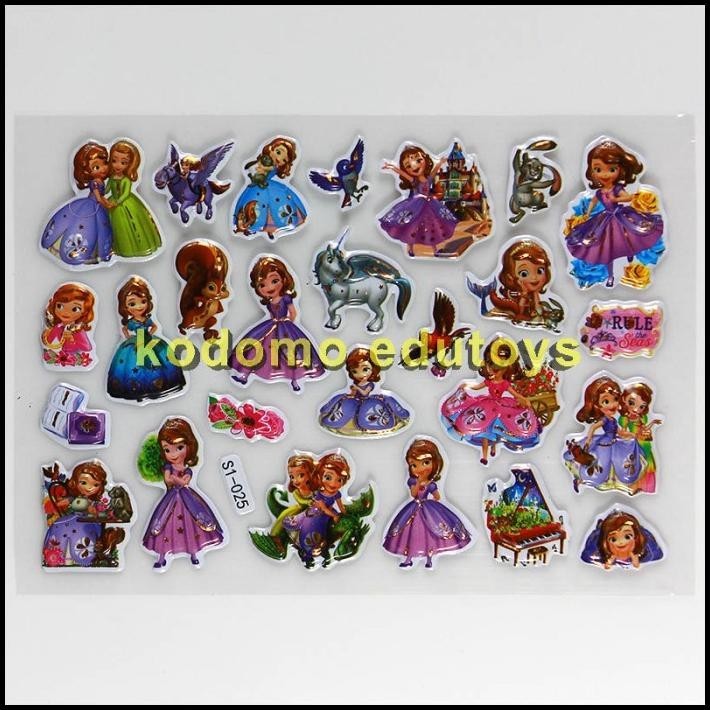 

BEST DEAL STICKER STIKER ANAK TIMBUL SOFIA THE FIRST 2587 !!!!!!