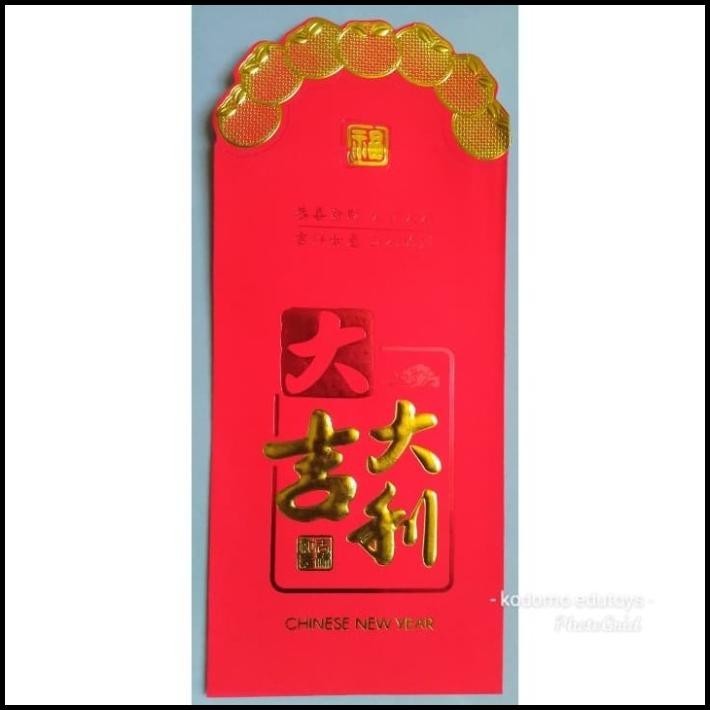 

HOT DEAL ANGPAO IMLEK PANJANG BIG FORTUNE 007 ( 6 PC ) !