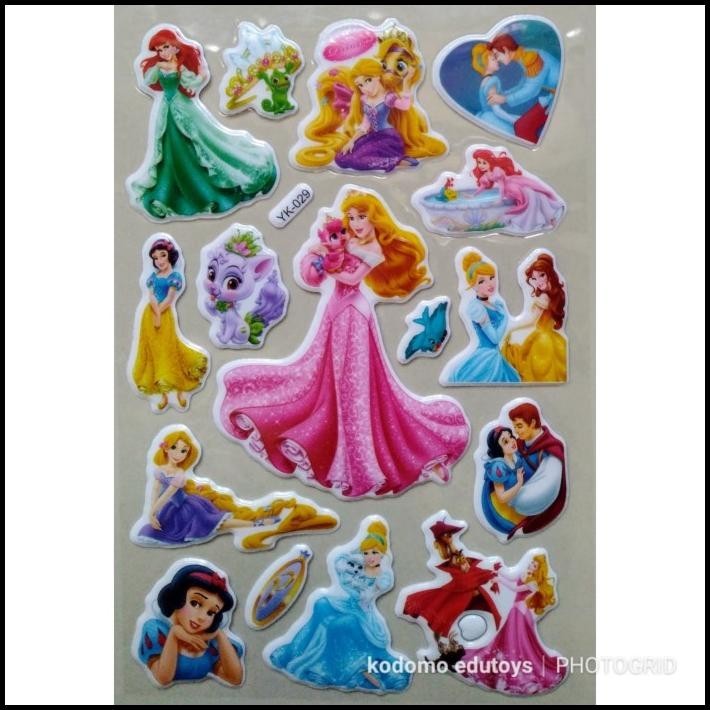 

TERBARU STICKER STIKER ANAK TIMBUL KARAKTER PRINCESS 050