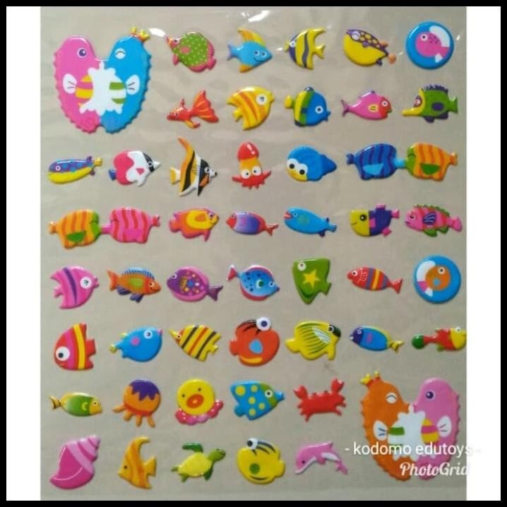 

BEST DEAL STICKER STIKER ANAK TIMBUL IKAN FISH ( FOTO 1 DAN 2 ) !!