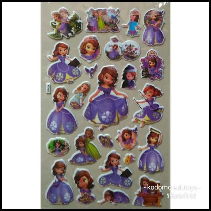 

TERMURAH STICKER STIKER ANAK TIMBUL KARAKTER SOFIA THE FIRST !!!