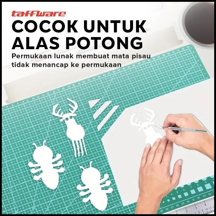 

GRATIS ONGKIR ALAS POTONG WORK CUTTING MAT PAD A3 45 X 30CM GREEN !!!!!!